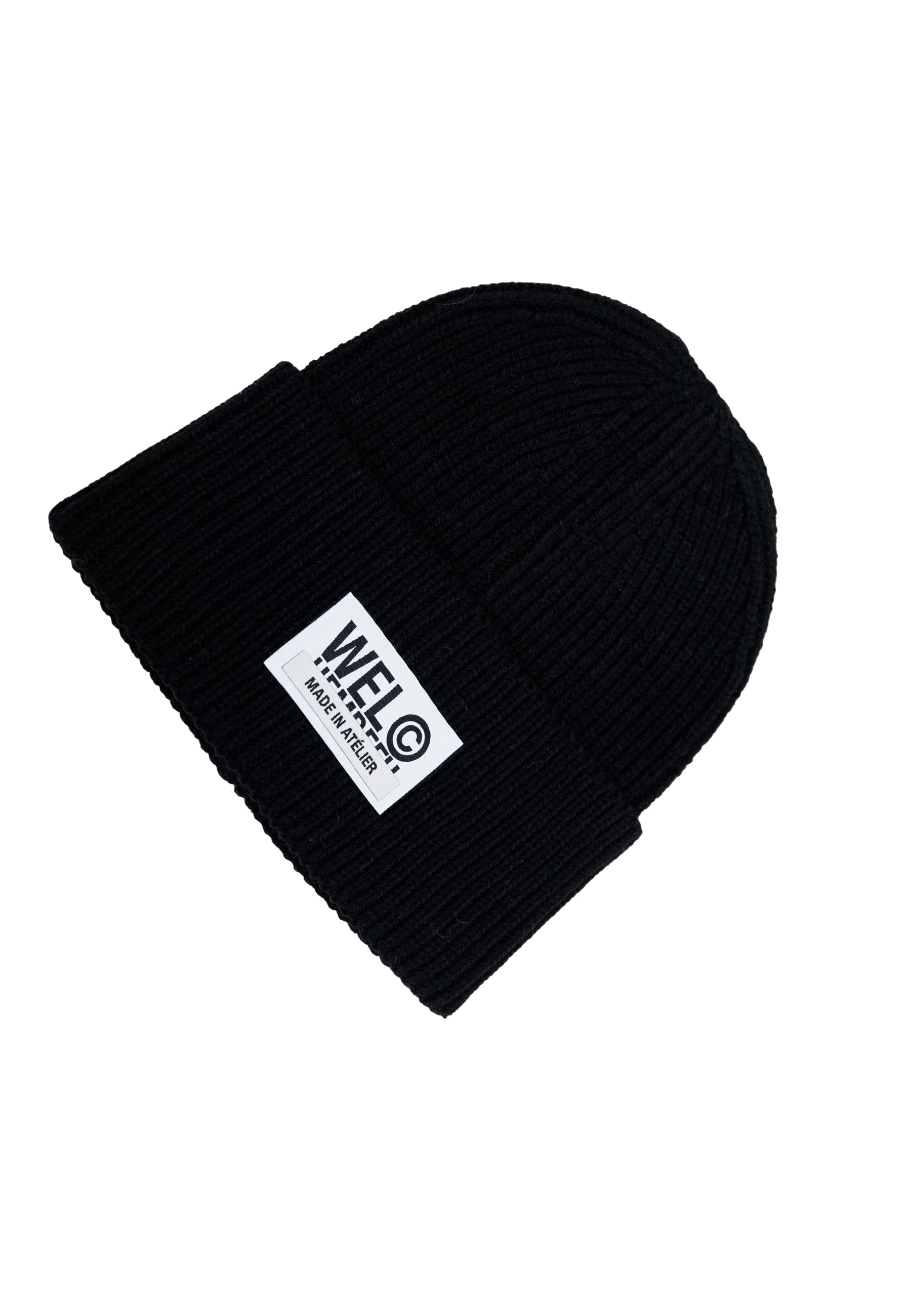 Classic Beanie Schwarz Oversized