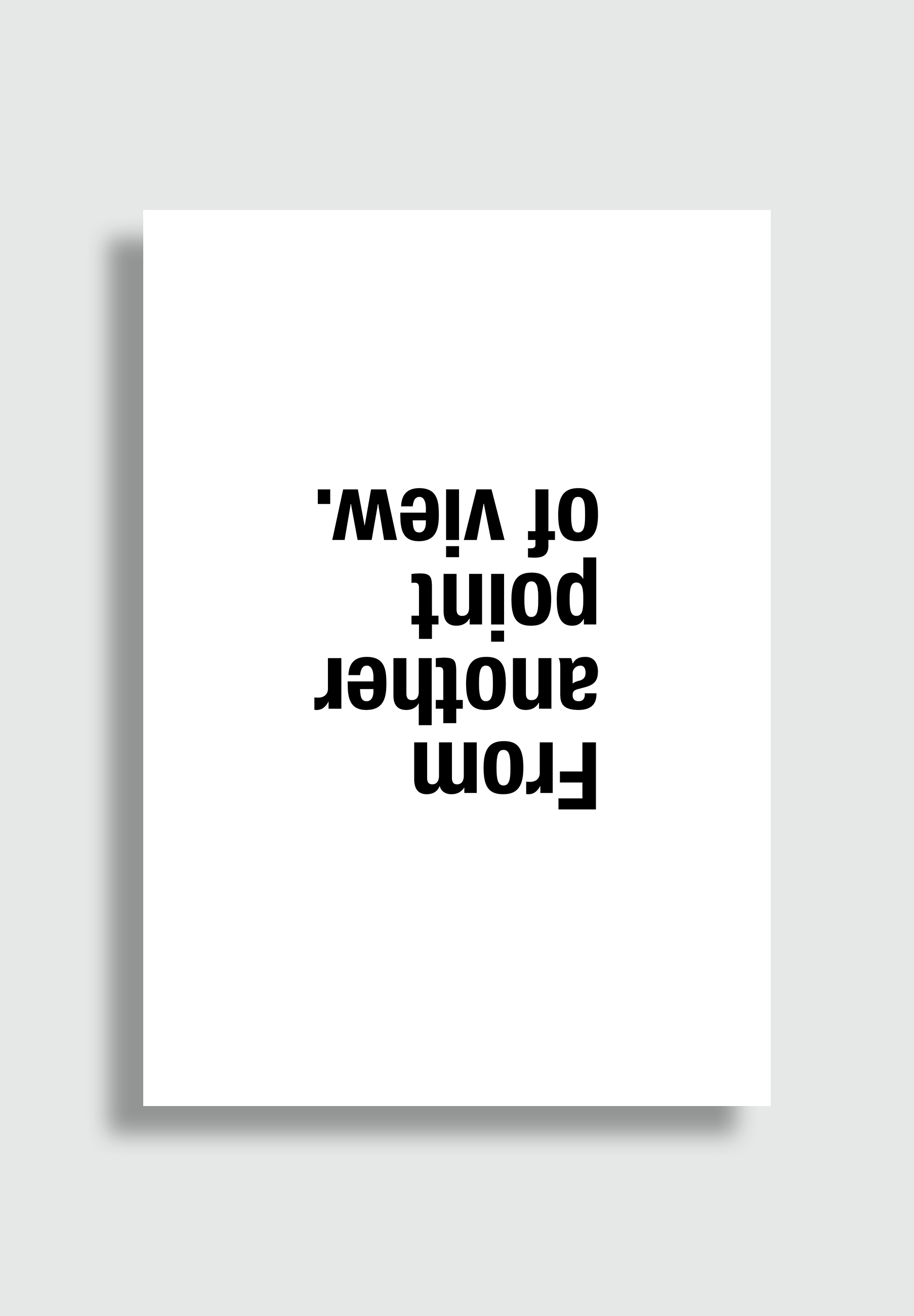 Point of view poster