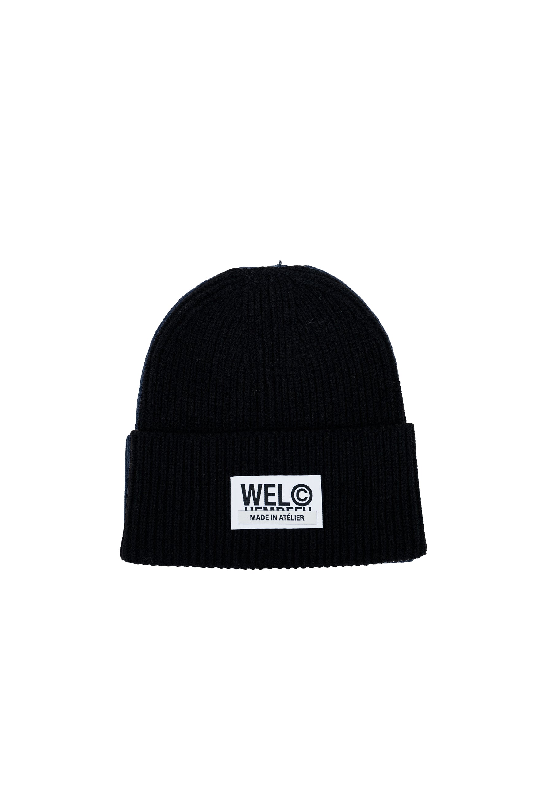 Classic Beanie Schwarz Oversized