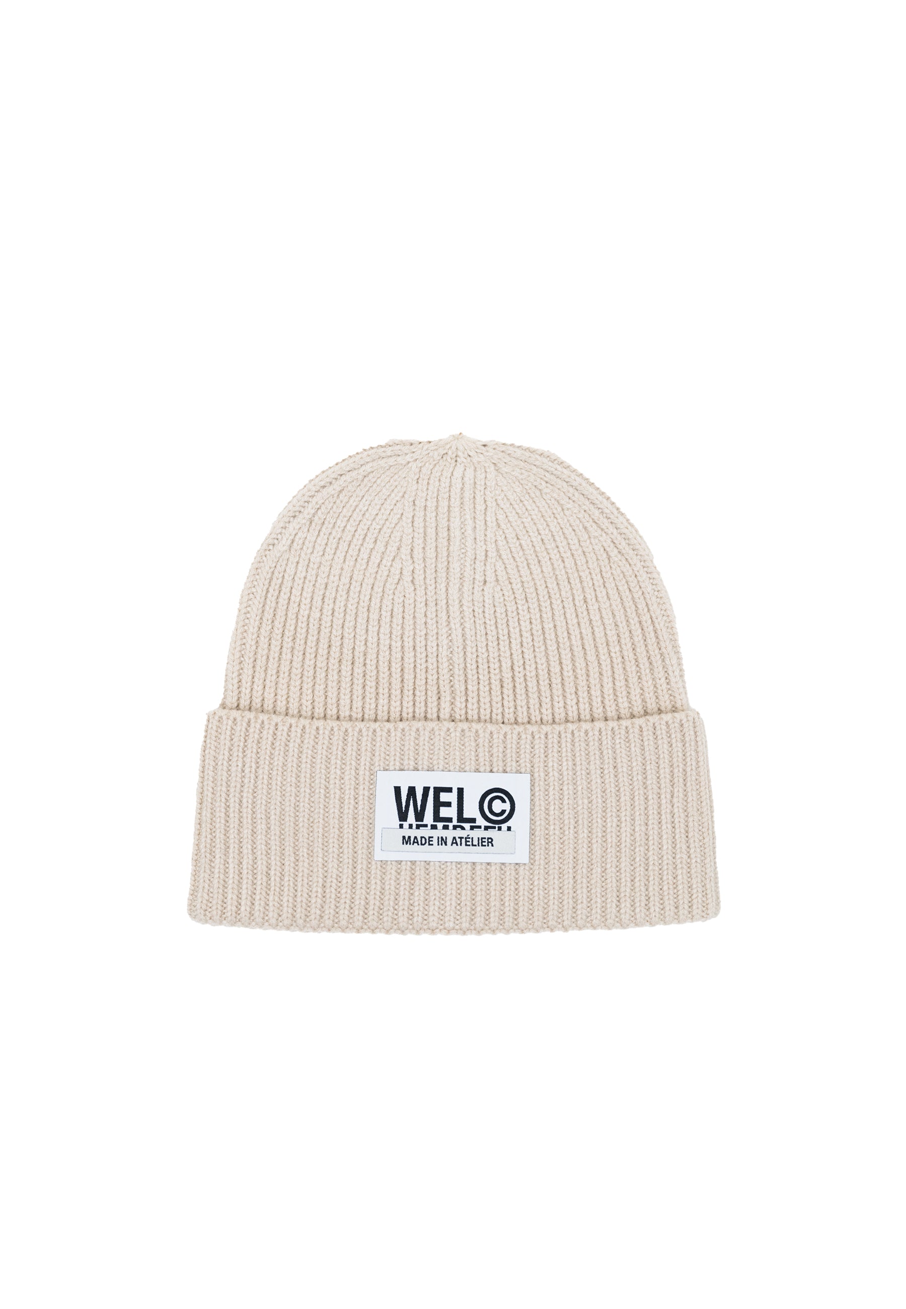 Classic Beanie Beige Oversized