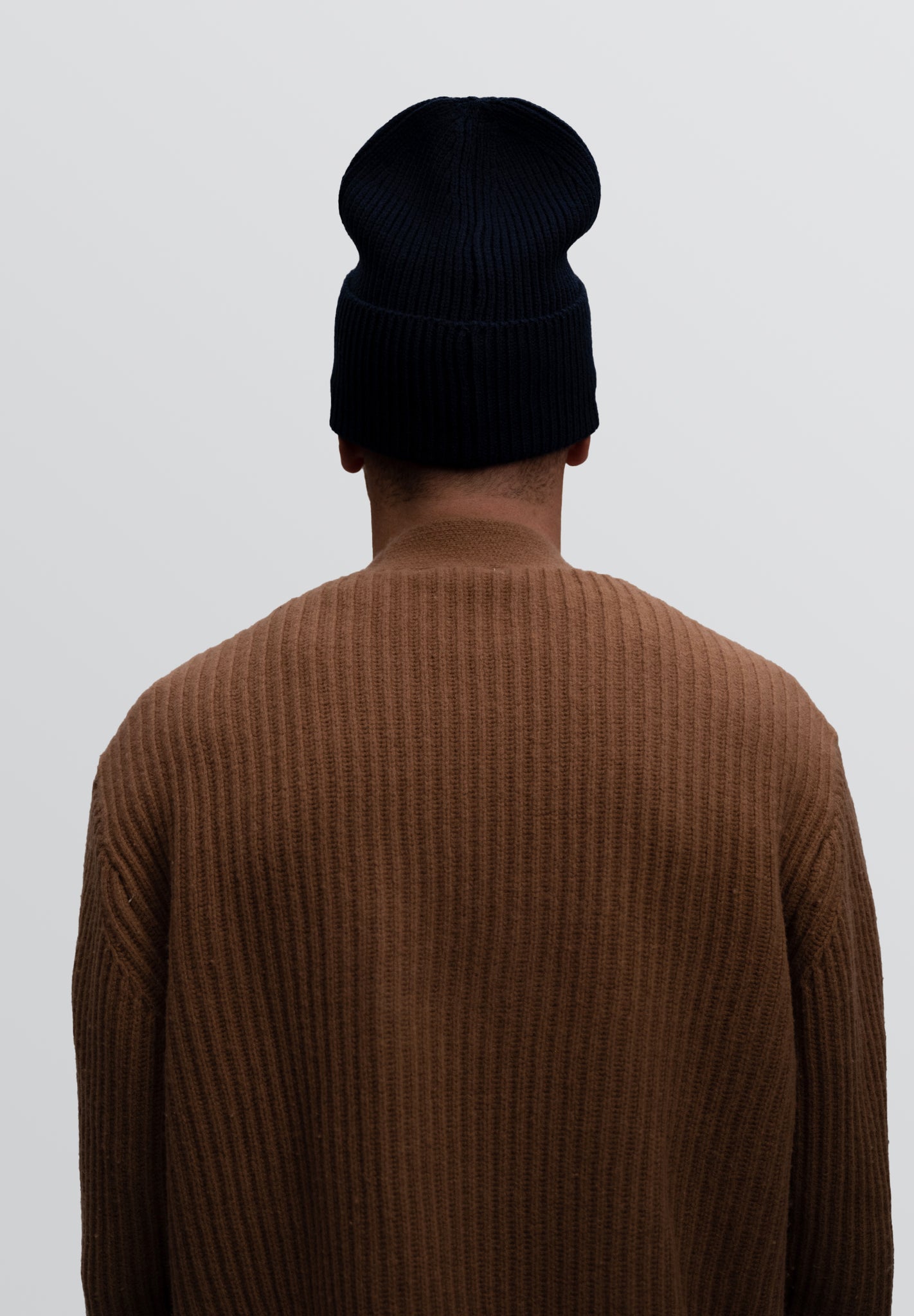 Classic Beanie Dunkel Blau Oversized