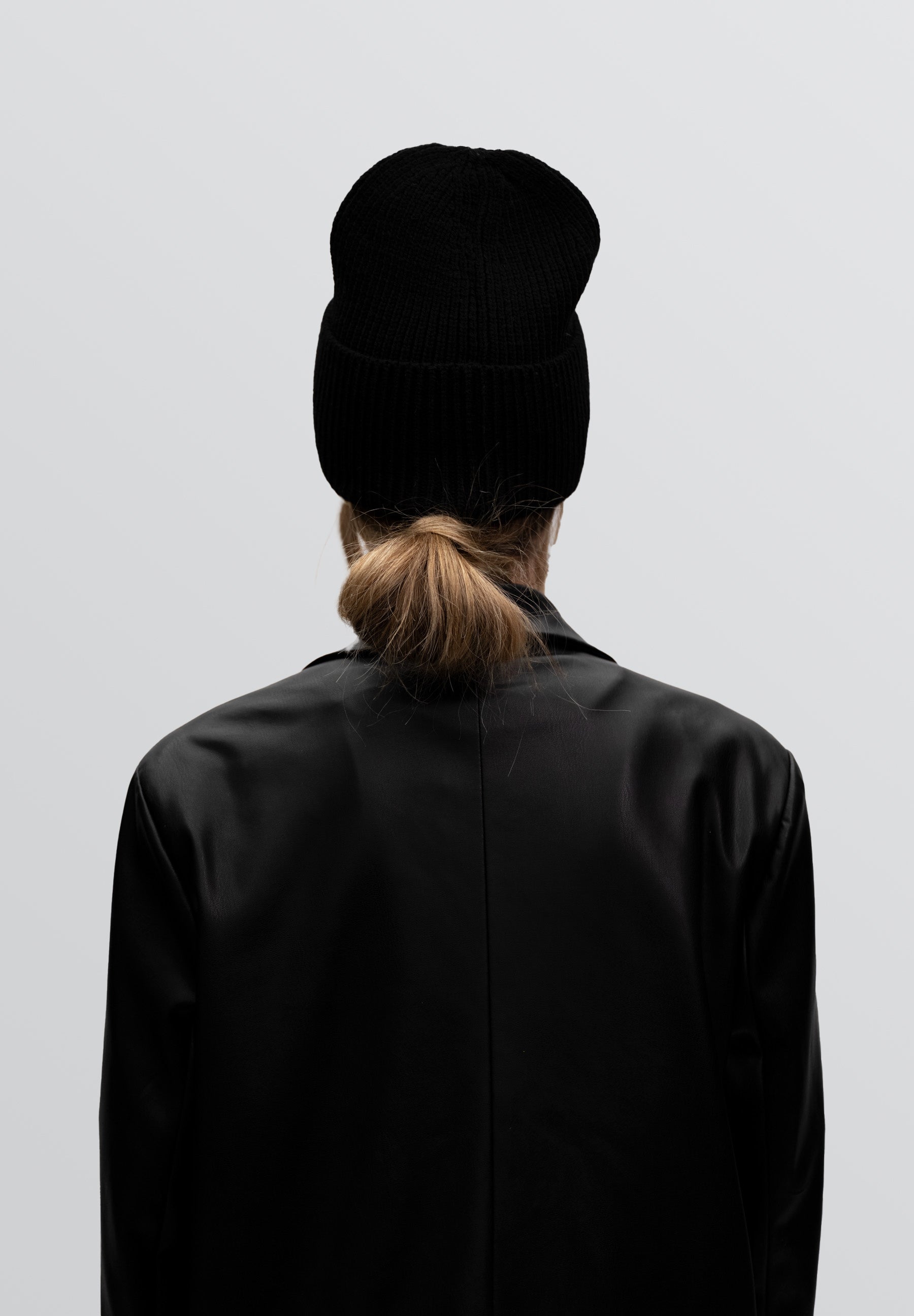 Classic Beanie Schwarz Oversized