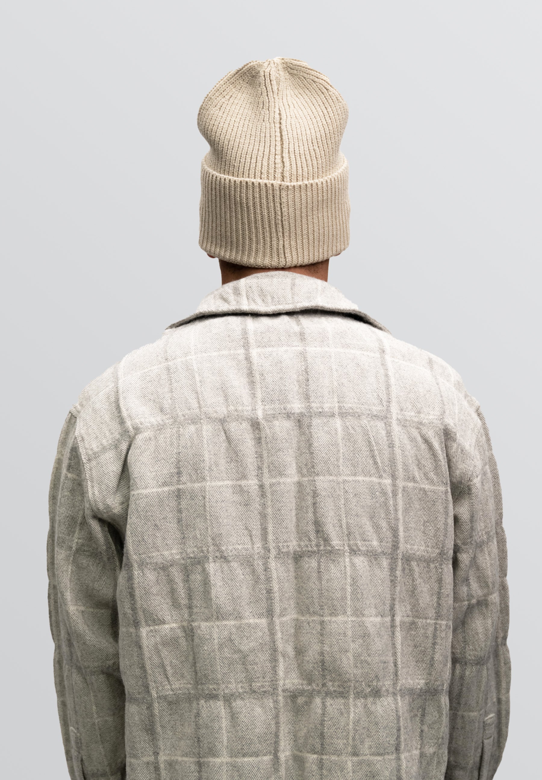 Classic Beanie Beige Oversized