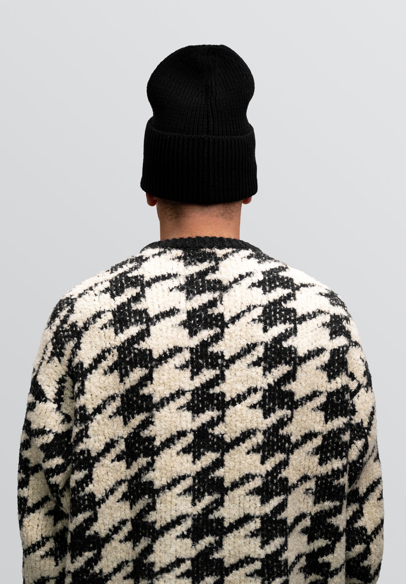Classic Beanie Schwarz Oversized