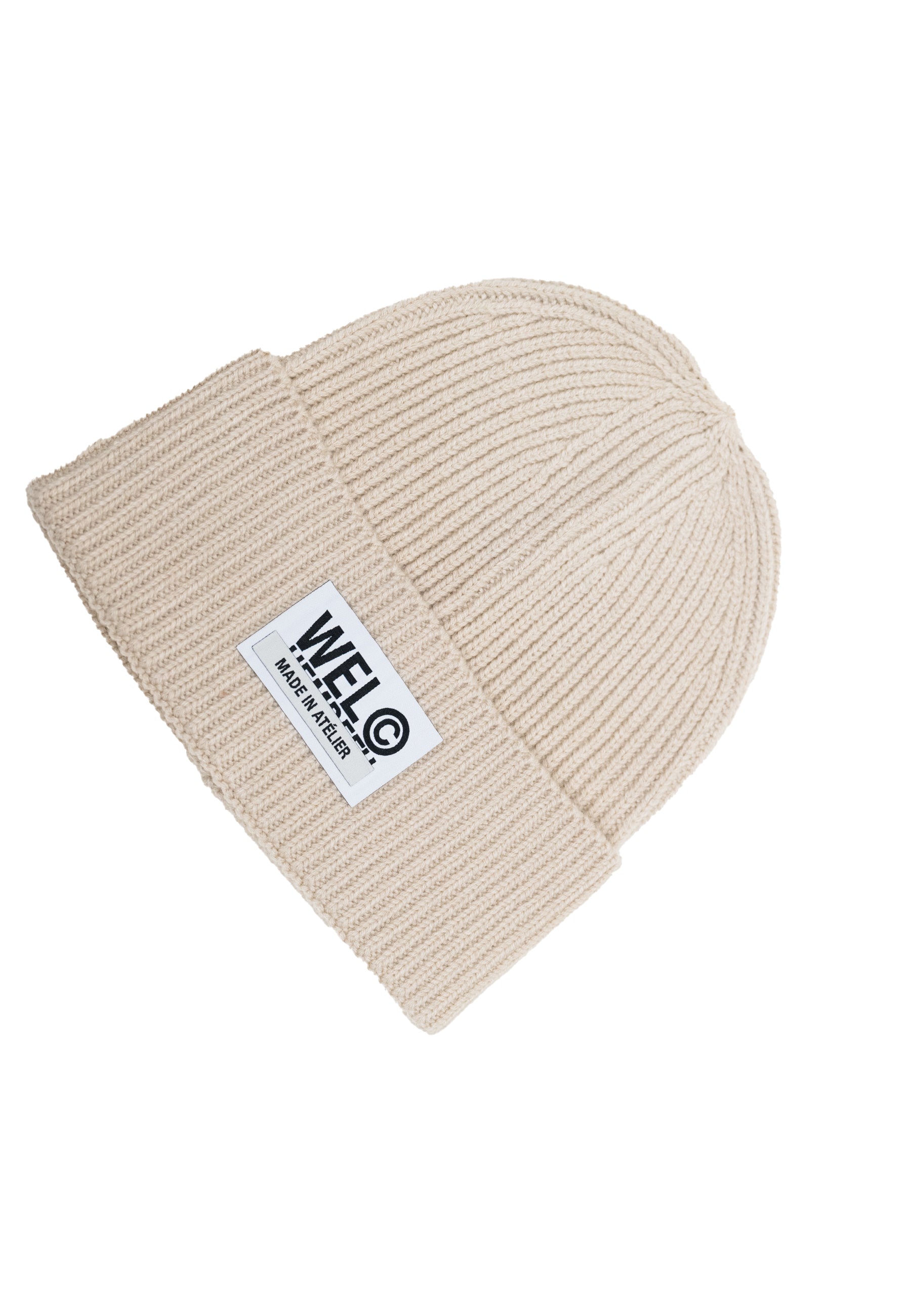 Classic Beanie Beige Oversized