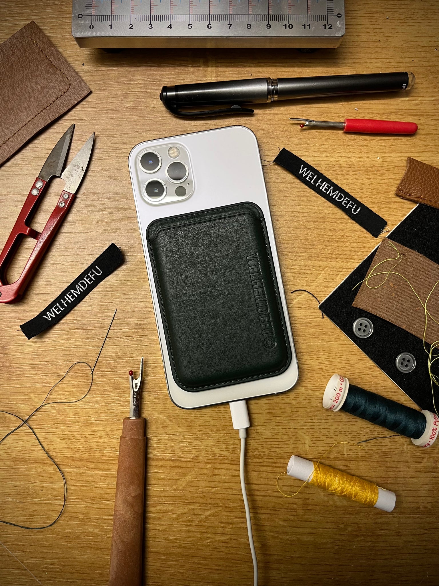 iPhone MagSafe Wallet Schwarz