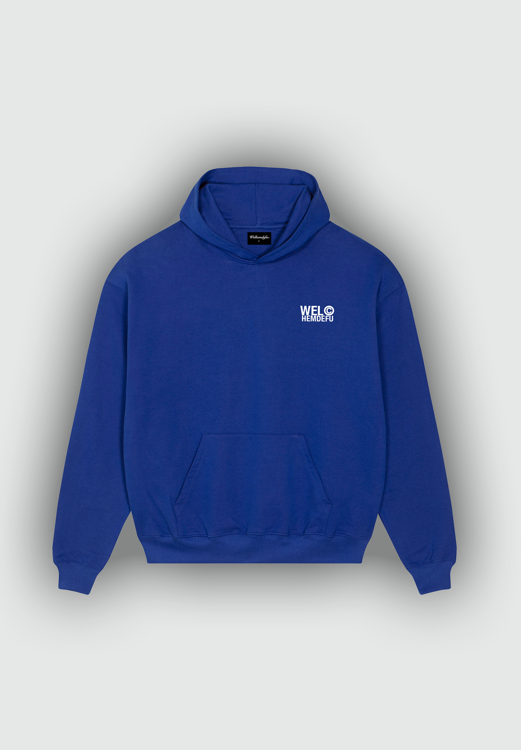 WEL© Hoodie Royal Blau