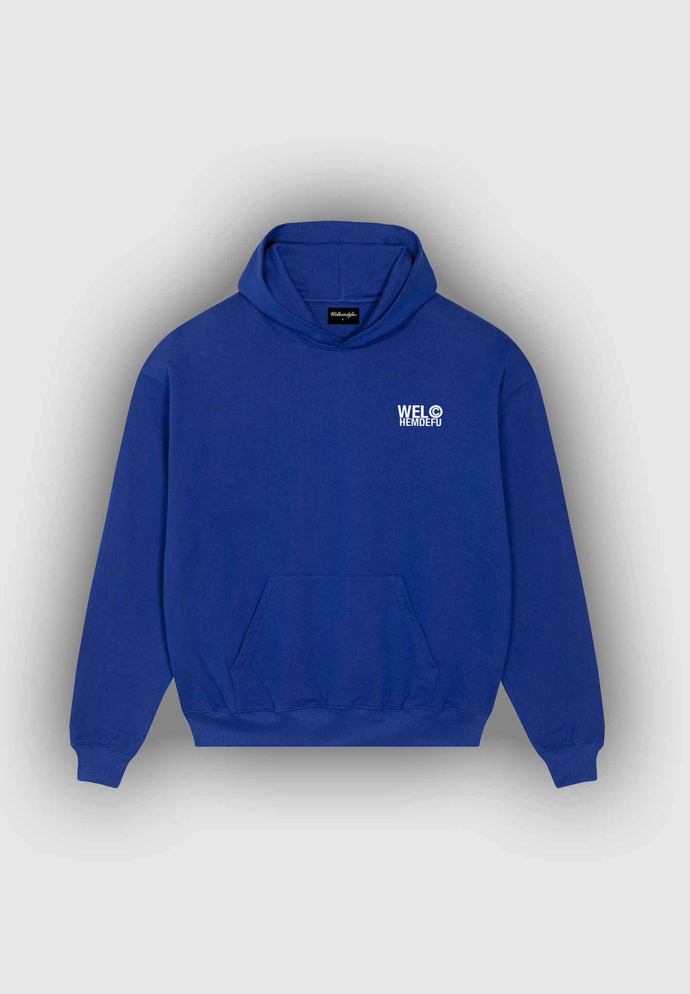 WEL© Hoodie Royal Blau